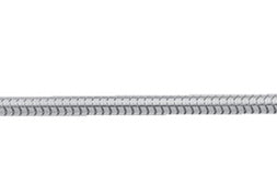 Halskette Schlange 925/- Silber rhodiniert 50cm