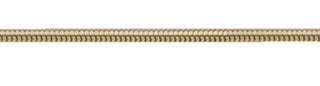 Collierkette Schlange 925 Sterlingsilber vergoldet 45 cm