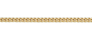 Collierkette Flachpanzer 333 Gold 42 cm
