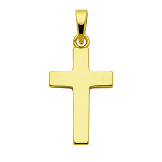 Anhänger Kreuz 925/- Silber vergoldet