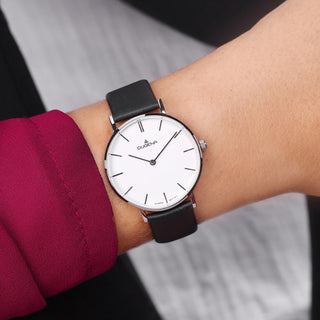 Herrenuhr Dugena Linée Lederband schwarz