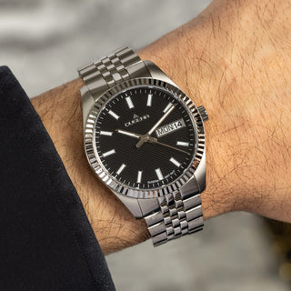 Herrenuhr Dugena Metallband Silber Saphirglas