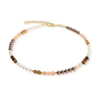 Collier Stahl vg Sonnenstein Kristalle