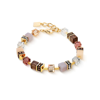 Coeur de Lion GeoCUBE® Precious Statement Armband golden Blush