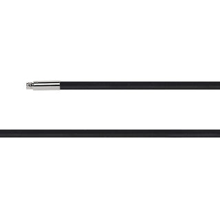 Bastian Inverun Kautschukreif schwarz 925/- Silber 45cm