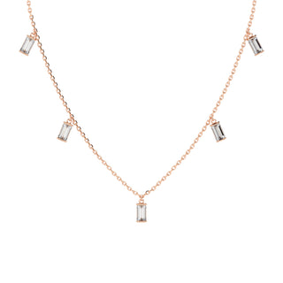 Halskette 925/-  Zirkonia