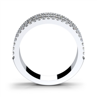 Ring 925/- rh Zirkonia W 56