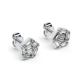 Ohrstecker Silber 925 Rhodiniert Zirkonia 8 mm