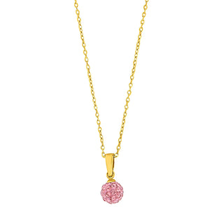 Halskette 925/- vg Zirkonia rosa