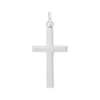 Kreuzanhänger 925/- Silber rhodiniert