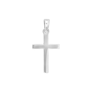 Kreuzanhänger 925/- Silber rhodiniert