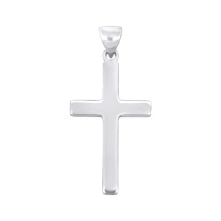 Kreuzanhänger 925/- Silber rhodiniert