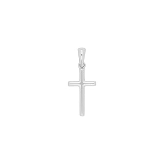 Kreuzanhänger 925/- Silber rhodiniert