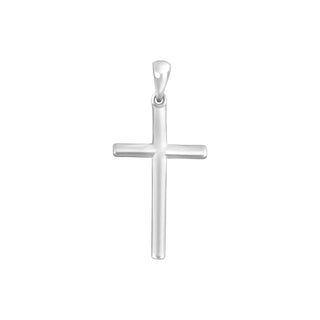 Kreuzanhänger 925/- Silber rhodiniert