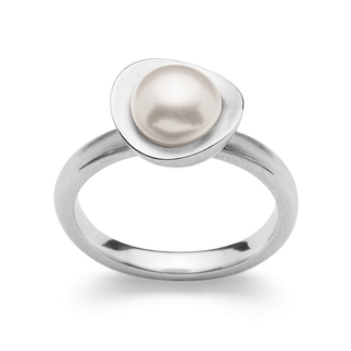 Ring 925/- matt Süßwasserperle