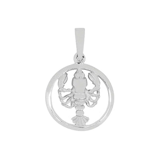 Anhänger Krebs 925/- Silber rhodiniert