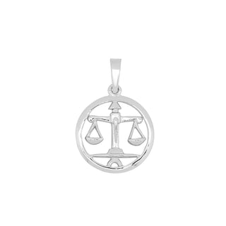 Anhänger Waage 12 mm 925/- Silber rhodiniert