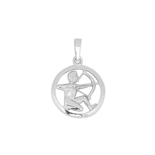 Anhänger Schütze 12 mm 925/- rhodiniert