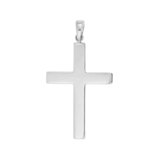 Kreuzanhänger 925/- Silber rhodiniert