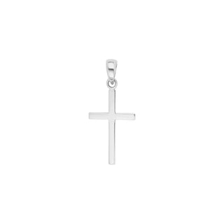 Kreuzanhänger 925/- Silber rhodiniert