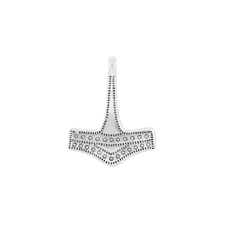 Anhänger Thors Hammer 925/- Silber rhodiniert
