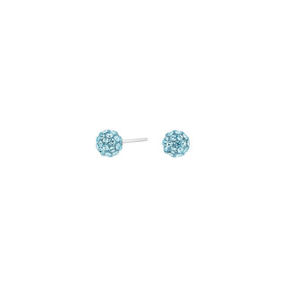 Ohrstecker 925/- rh Zirkonia blau