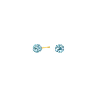 Ohrstecker 925/- vg Zirkonia blau