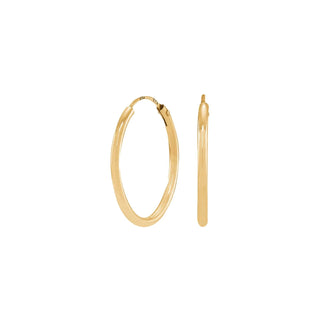 Creolen HOOP 20 mm 925/- Silber vergoldet