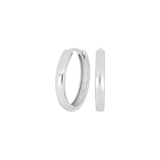 Creolen 925/- Silber rhodiniert 19mm