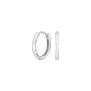 Creolen 925/- Silber rhodiniert 15mm