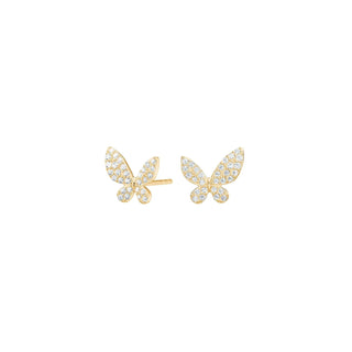 Ohrstecker 925/- vg Schmetterling Zirkonia