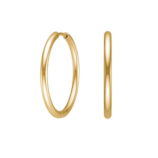 Creolen CALMA Edelstahl IP Gold 25mm