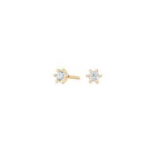 Ohrstecker 925/- vg Zirkonia 4mm Krappen