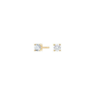 Ohrstecker 925/- vg Zirkonia 4mm Krappen 4