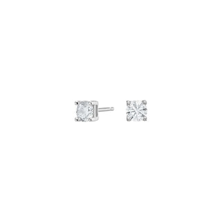 Ohrstecker 925/- rh Zirkonia 5mm Krappen 4
