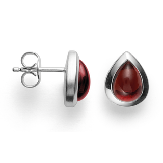 Ohrstecker Silber 925 Granat 3,38ct