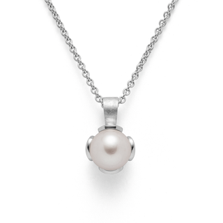 Bastian Inverun Anhänger Magic Pearl 925/- Silber rhodiniert mit Zuchtperle