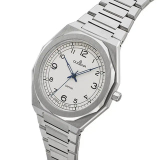 Herrenuhr Dugena München Weiß Edelstahl