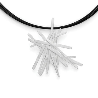 Bastian Inverun Anhänger Mikado 925/- Silber mattiert