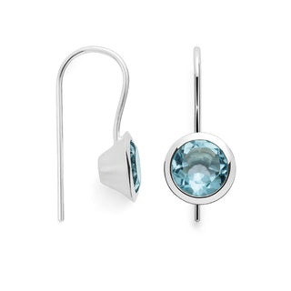 Ohrhänger 925/- Blautopase 2,71ct