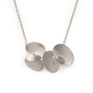Bastian Inverun Halskette Water Lily 925/- Silber sandmatt