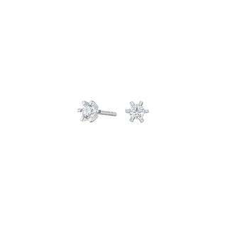 Ohrstecker 925/- rh Zirkonia 4mm Krappen