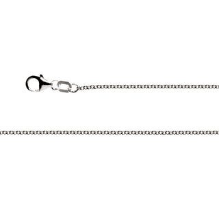 Bastian Inverun Halskette Rundanker 925/- Silber rhodiniert 45cm