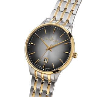 Herrenuhr Dugena Grace – Bicolor Metallband & Mineralglas