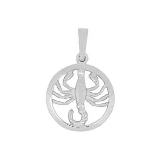 Anhänger Skorpion 925 Silber rhodiniert, Sternzeichen-Schmuck, Art. 10015114