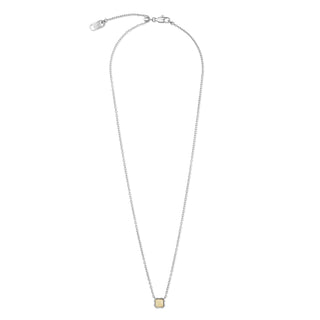 Coeur de Lion Birthstone Halskette November Citrin Silber