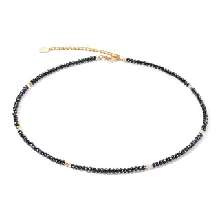 Armband Stahl vg schwarz-gold