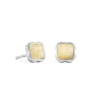 Ohrstecker Edelstahl Citrin November
