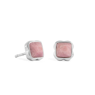 Ohrstecker Edelstahl Rhodochrosit Juli