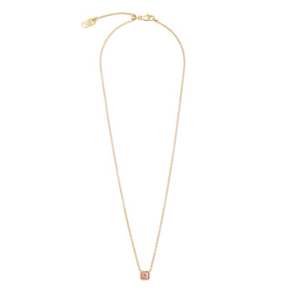 Coeur de Lion Birthstone Halskette Juli Rhodochrosit Gold